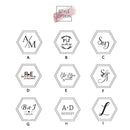 Hexagonal Velvet Ring Box Customized Single / Double Slot Wedding Engagement Ring Box Velvet Ring Storage Box Elegant Retro