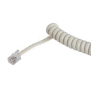 Coiled phone cords Curled ribbon cable