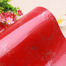 yazi Plain White Black Glitter Self Adhesive PVC Vinyl Wallpaper Roll for Kitchen Wall Paper Furniture Waterproof