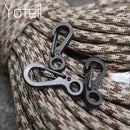 10 Stück Ausrüstung Survival EDC Paracord Karabiner Snap Mini SF Spring Clip Camping Wandern Haken Rucksack Tactical Buckle Clip