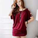 Fashion Women Summer Dress Sexy Off Shouder Bodycon Dresses Vestidos Short Sleeve Ladies Slim Mini Dress Robe Femme