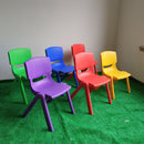 Silla bonita y colorida, mesas y sillas para niños, respaldo de plástico, silla pequeña, muebles para niños gruesos
