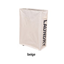 Oxford Laundry Basket With Wheels Multi-Functional Corner Slim Laundry Hamper Dirty Clothes Storage Basket Organizer Container