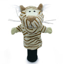 Todo tipo de animales Fundas para cabezas de golf que se ajustan a Fairway Woods Men Lady Golf Club Cover Mascot Novedad Lindo regalo