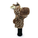 Todo tipo de animales Fundas para cabezas de golf que se ajustan a Fairway Woods Men Lady Golf Club Cover Mascot Novedad Lindo regalo