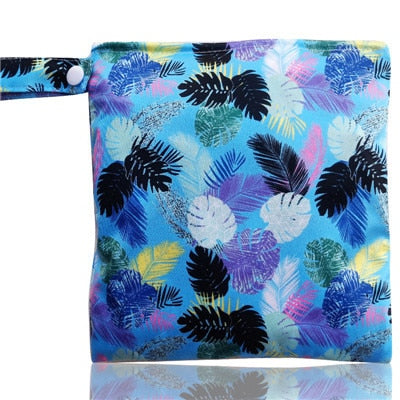 [LECY ECO LIFE] 1pc Multi-funcional tamaño 18*18 Wet Bag Bolsa reutilizable para Mama Cloth pads, Menstrual Pad, bolsas de toallas sanitarias