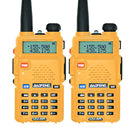 2Pcs Baofeng UV-5R Walkie Talkie UV5R CB Radio Station 5W 128CH VHF UHF Dual Band UV 5R Two Way Radio for Hunting Ham Radios