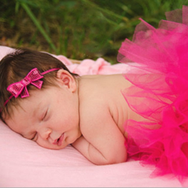 Accesorios de fotografía recién nacido, falda tutú de princesa para niñas, diadema, foto de niña recién nacida, pettiskirt verde, accesorios de fotografía
