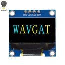 0.96 inch OLED IIC Serial White Display Module 128X64 I2C SSD1306 12864 LCD Screen Board GND VCC SCL SDA 0.96" for Arduino Black