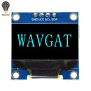 0.96 inch OLED IIC Serial White Display Module 128X64 I2C SSD1306 12864 LCD Screen Board GND VCC SCL SDA 0.96" for Arduino Black