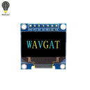 0.96 inch OLED IIC Serial White Display Module 128X64 I2C SSD1306 12864 LCD Screen Board GND VCC SCL SDA 0.96" for Arduino Black