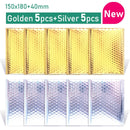 Gold/Roségold/Lasersilber/Dunkelrot/Lila/Roserot Aluminiumfolie Bubble Mailer CD/Wimpern Verpackung Gepolsterte Versandumschläge