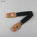 Child Kids Buckle-Free Elastic Belt No Buckle Stretch Canvas Belt For Boys Girls Adjustable Children Belts For Jeans Pants