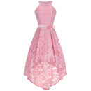 New Bridesmaid fashion new neck lace pendant tail dress banquet dress girl's beauty graduation ceremony presided dress vestidos