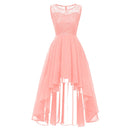 New Bridesmaid fashion new neck lace pendant tail dress banquet dress girl's beauty graduation ceremony presided dress vestidos