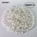 50-800PCS Garden Adjustable Nozzles Drip Irrigation Watering Sprinkler 1/4'' Anti-Clogging Dripper Emitter Flower Beds Vegetable