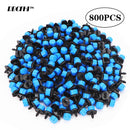 50-800PCS Garden Adjustable Nozzles Drip Irrigation Watering Sprinkler 1/4'' Anti-Clogging Dripper Emitter Flower Beds Vegetable