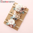 BalleenShiny moda floral diadema bebé recién nacido elástico princesa diademas niño niños perla estilo fresco lindo sombreros regalos