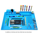 Heat-resistant BGA Soldering Station Soldering Pad Silicone Heat Gun Insulation Pad Repair Tools Maintenance Platform Desk Mat