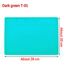 Heat-resistant BGA Soldering Station Soldering Pad Silicone Heat Gun Insulation Pad Repair Tools Maintenance Platform Desk Mat