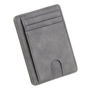 THINKTHENDO Slim RFID Blocking Leather Wallet Credit ID Card Holder Purse Money Case for Men Women 2020 Fashion Bag 11.5x8x0.5cm