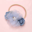 BalleenShiny moda floral diadema bebé recién nacido elástico princesa diademas niño niños perla estilo fresco lindo sombreros regalos