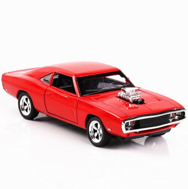 1/32 Diecasts &amp; Toy Vehicles the fast and the Furious Dodge Car Model With Sound&amp;Light Collection Car Toys For Boy Children Gift