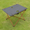 Camping Picnic mesa plegable al aire libre pesca senderismo suministros portátil ligero escritorio plegable