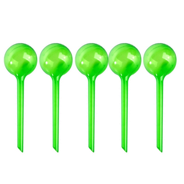 1/5 stücke Automatische Pflanze Selbstbewässerung Wasser Feeder Kunststoff PVC Ball Pflanze Blumen Wasser Feeder Indoor Outdoor Gießkannen