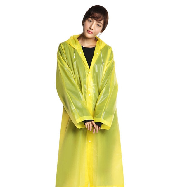 Damen Regenmantel Herren Schwarz Regenkleidung deckt undurchlässige Regenbekleidung ab Capa de chuva chubasquero Poncho Wasserdichter Regenmantel mit Kapuze