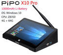 PIPO X10 Pro / X10 10.8 Inch Mini PC Win10/Android 7.0/Linux Tablet PC 4G RAM 64G ROM Z8350/RK3399 TV Box BT RJ45 USB*4