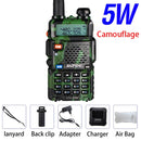 Alta potencia 8W Baofeng UV-5R Walkie Talkie Banda dual Walkie FM Transceptor UV 5R Radio portátil de dos vías UV5R Amateur Ham CB Radio
