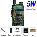 Alta potencia 8W Baofeng UV-5R Walkie Talkie Banda dual Walkie FM Transceptor UV 5R Radio portátil de dos vías UV5R Amateur Ham CB Radio