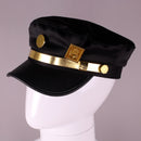 Anime JOJO JoJo's Bizarre Adventure Cosplay Cap Jotaro Kujo Cosplay Zubehör Hüte Army Military Flatcap Abzeichen Anime Around