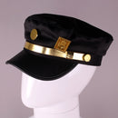 Anime JOJO JoJo's Bizarre Adventure Cosplay Cap Jotaro Kujo Cosplay Zubehör Hüte Army Military Flatcap Abzeichen Anime Around