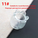 16Pcs/Lot Table Chair Leg Mat Silicone Non-slip Table Chair Leg Caps Foot Protection Bottom Cover Pads Wood Floor Protectors
