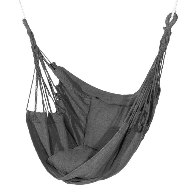 Nordic Style Hammock Outdoor Indoor Garden Dormitory Bedroom Hanging Chair For Child Adult Swinging Single Safety Chair
