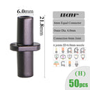 RBCFHI Garden Irrigation Connectors Barbed Single Double Tee Elbow Drip Arrow Cross Coupling Watering Fitting For 3/5 4/7mm Hose