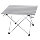 Mesa portátil de aleación de aluminio, muebles de exterior, plegable, para acampar, senderismo, escritorio, mesa de pícnic al aire libre para viajar, muebles