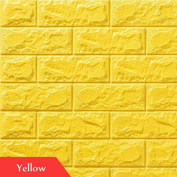 Wallpapers 3D Brick Pattern for TV background Living Room Bedroom Wall Decor DIY Self-adhesive Waterproof PE Foam Wall Stickers