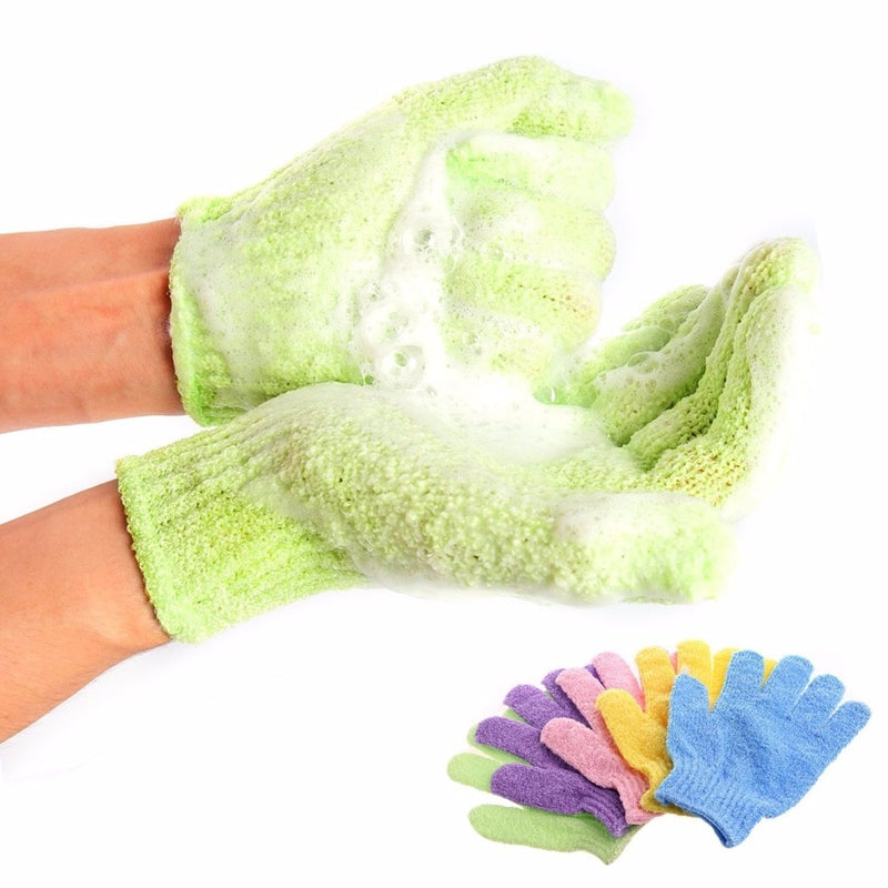 Bad zum Peeling Peeling-Handschuh Handschuh zum Duschen Peeling-Handschuhe Widerstand Körpermassage Schwamm Waschen Haut Feuchtigkeitsspendender SPA-Schaum