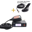 Baojie BJ-218 Mini Mobile Radio 20km 25w Dual Band VHF / UHF Walkie Talkie 136-174mhz 400-470mhz bj218 Transceiver Station