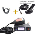 Baojie BJ-218 Mini Mobile Radio 20km 25w Dual Band VHF / UHF Walkie Talkie 136-174mhz 400-470mhz bj218 Transceiver Station