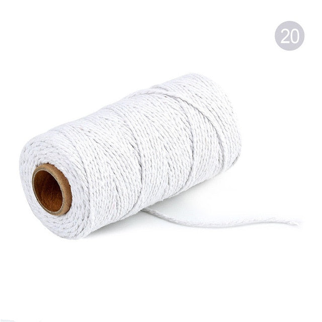 100m Natural Jute Baker Twine Burlap String Hemp Rope Party Wedding Gift Wrapping Cords Thread DIY Scrapbooking Florists Craft