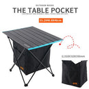 Outdoor Folding Table Storage Basket Picnic Table Storage Hanging Bag Invisible Pocket Waterproof Camping barbecue Table