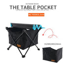 Outdoor Folding Table Storage Basket Picnic Table Storage Hanging Bag Invisible Pocket Waterproof Camping barbecue Table