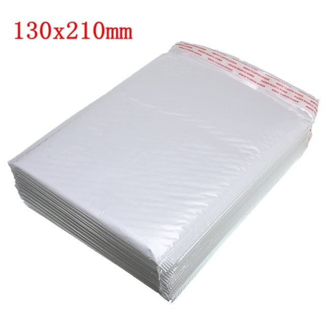 50 PCS/Lot White Foam Envelope Bags Self Seal Mailers Padded Shipping Envelopes With Bubble Mailing Bag Shipping Packages Bag