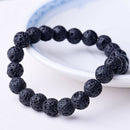 Beaded Bracelet 8mm Natural Stone Beads Men&