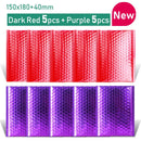 Gold/Roségold/Lasersilber/Dunkelrot/Lila/Roserot Aluminiumfolie Bubble Mailer CD/Wimpern Verpackung Gepolsterte Versandumschläge