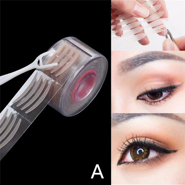 Günstige 600 STÜCKE Unsichtbarer Augenlidaufkleber Spitze Eye Lift Strips Double Eyelid Tape Adhesive Stickers Eye Tape Tools L / S Style